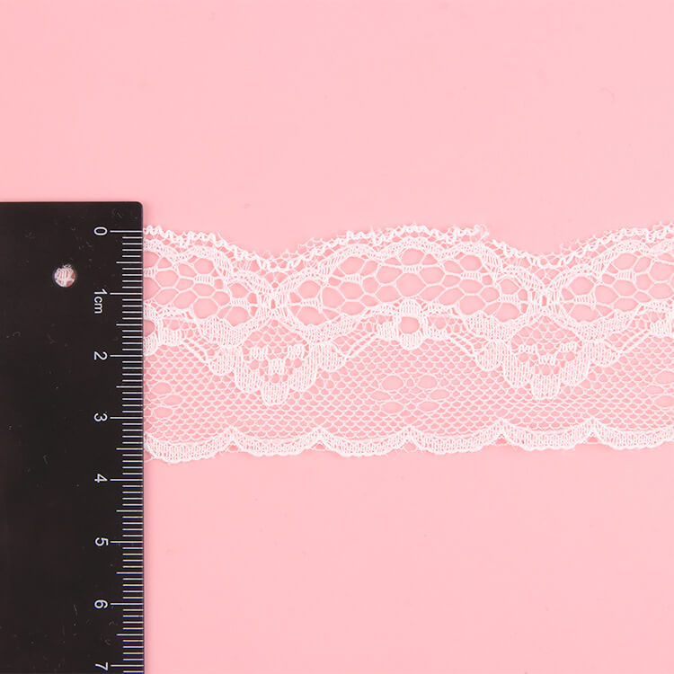 Lace Trim White Nylon Lace Fabric for Apparel Wholesale Supplier 7