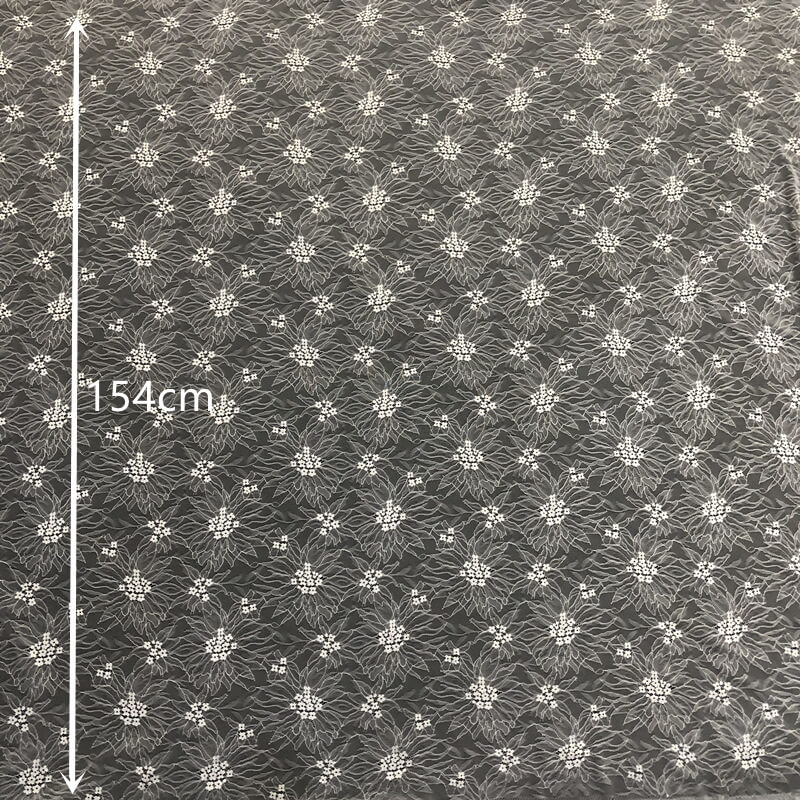 Lace Fabric Floral White for Bridal Wholesale Supplier 5