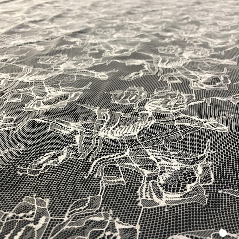Lace Fabric White Bridal Nylon for Bridal Wholesale Supplier 4