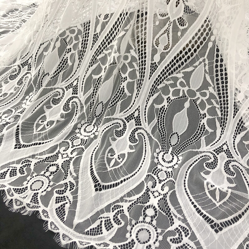 Lace Fabric Dress Eyelash for Women's Wear Wholesale Supplier