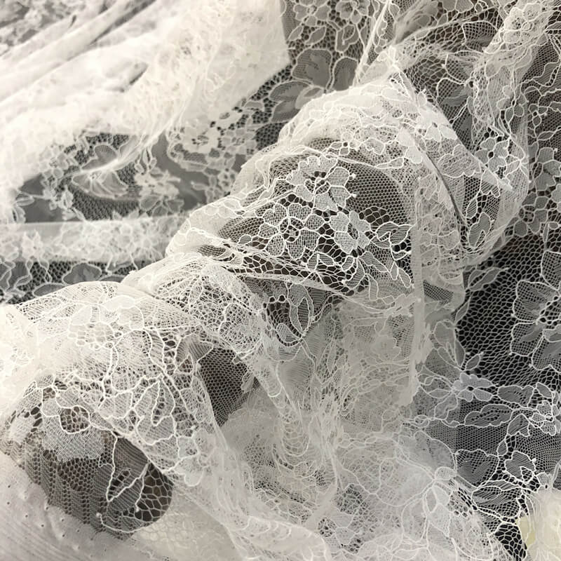Lace Fabric Dress Cutwork Nylon for Women's Wear Wholesale Supplier
