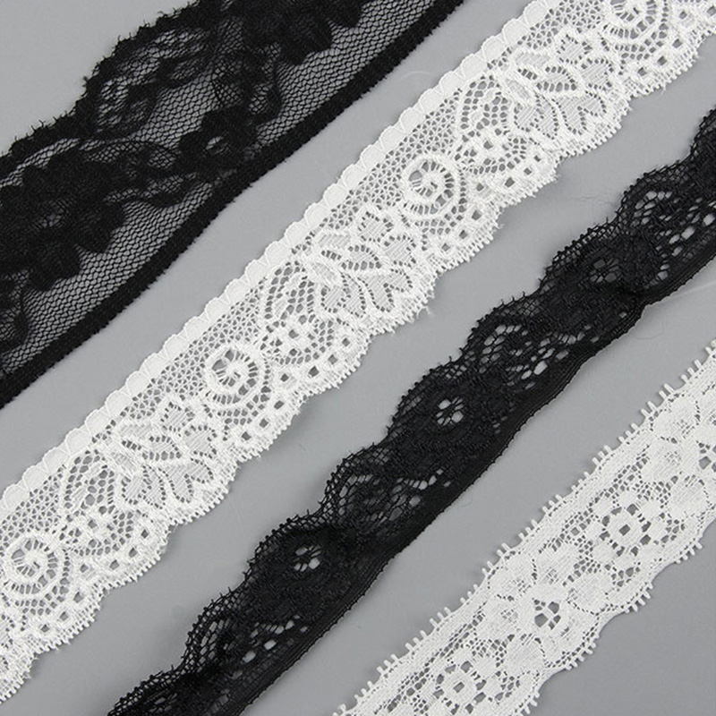 Lace Trim Lingerie Nylon Warp Knit Lace Fabric for Lingerie Wholesale