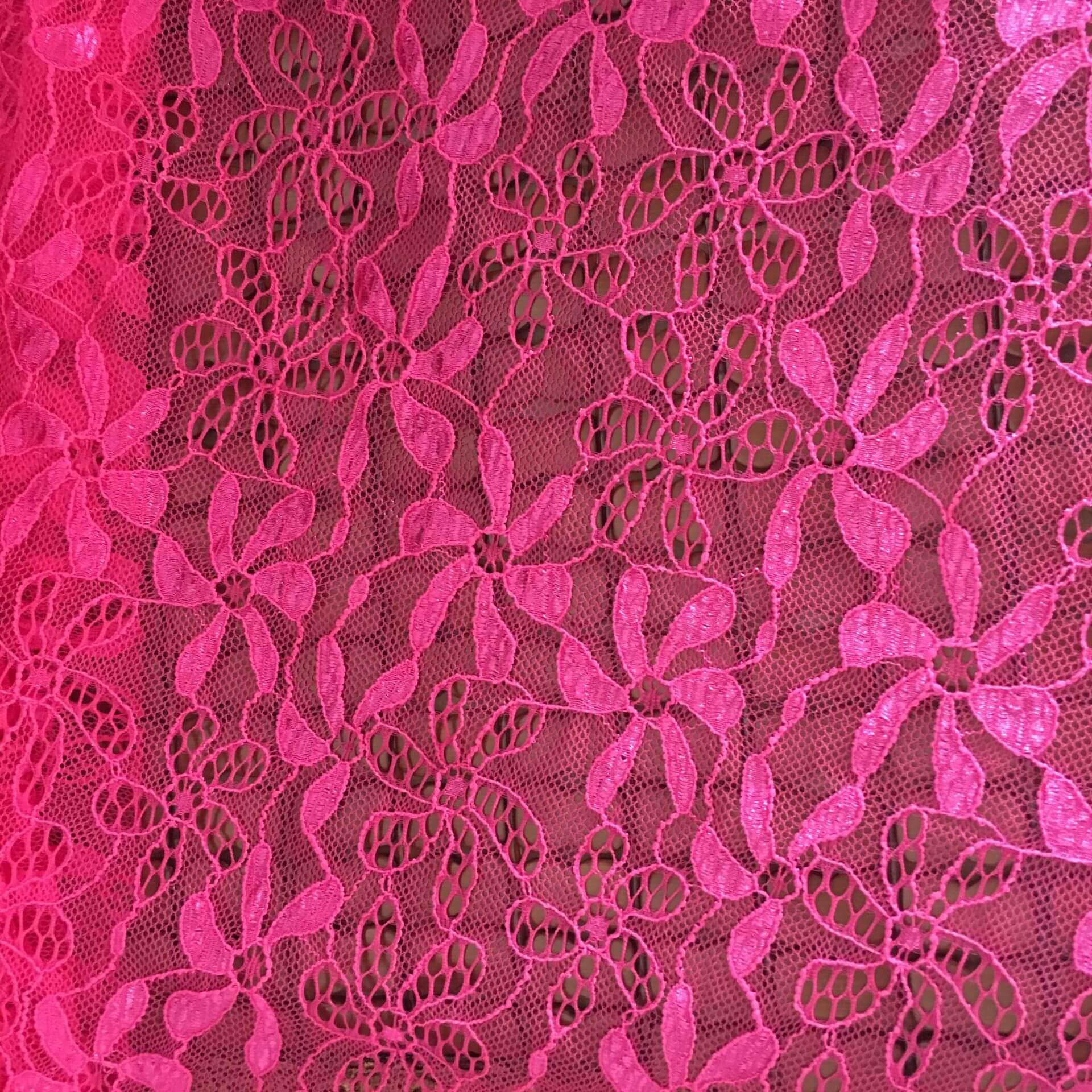 Dress Cutwork Lurex Nylon Warp Knit Lace Fabric for Women's Wear Whole