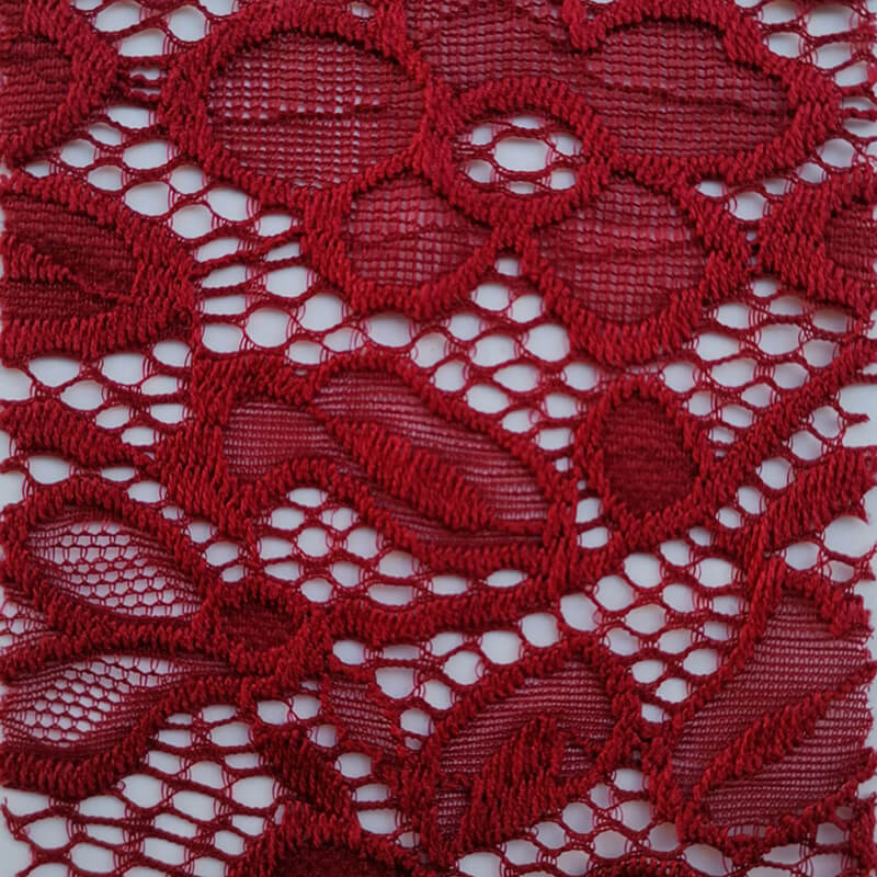 Lace Fabric Cutwork Nylon Warp Knit Wholesale Supplier 14