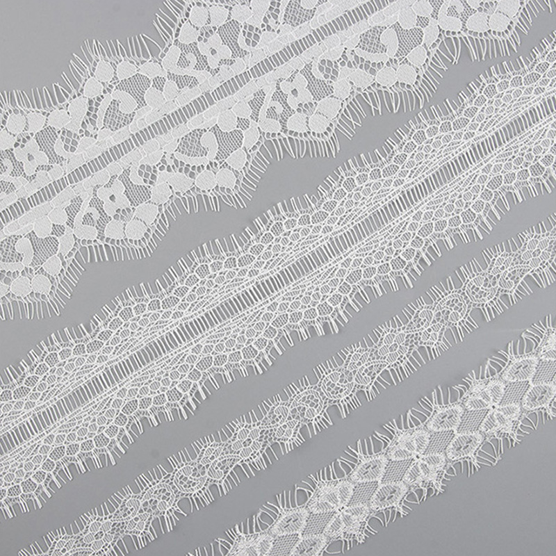 Lace Trim Eyelash Lace Eyelash Lace Fabric for Apparel Wholesale Suppl