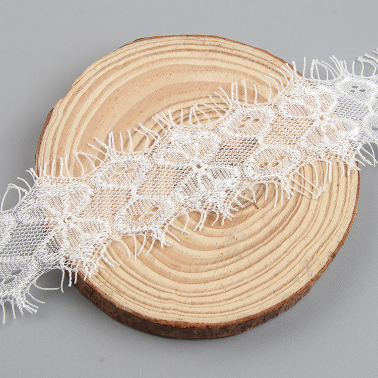 Lace Trim Eyelash Lace Eyelash Lace Fabric for Apparel Wholesale Suppl 4