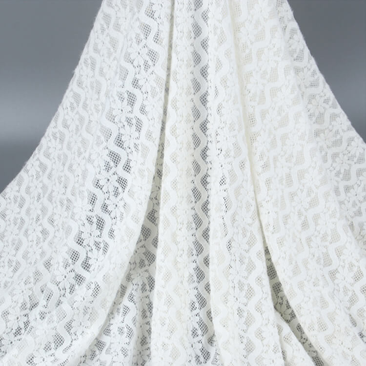 Lace Fabric Feather Nylon Warp Knit Wholesale Supplier 5
