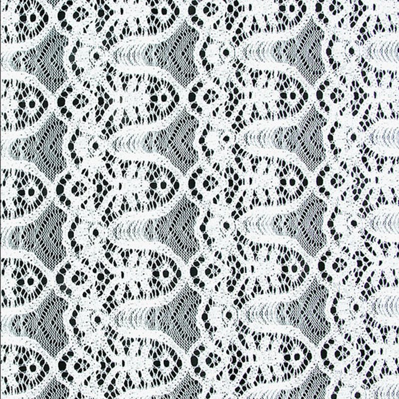 Embroidered Lace Lace Fabric Milk Silk Polyester for Apparel Wholesale