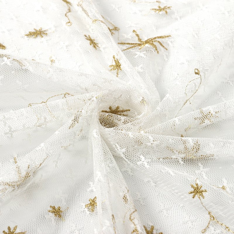 Lace Fabric Dress Bridal Polyester for Women's Wear Wholesale Supplier