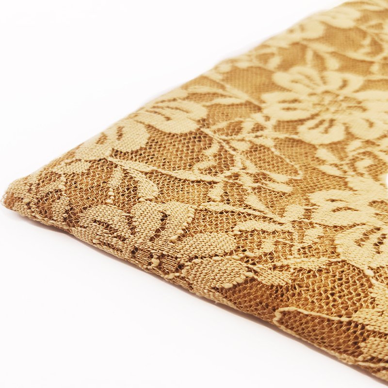 Lace Fabric Chrysanthemum Kids Polyester Warp Knit for Women's Wear Wh 4