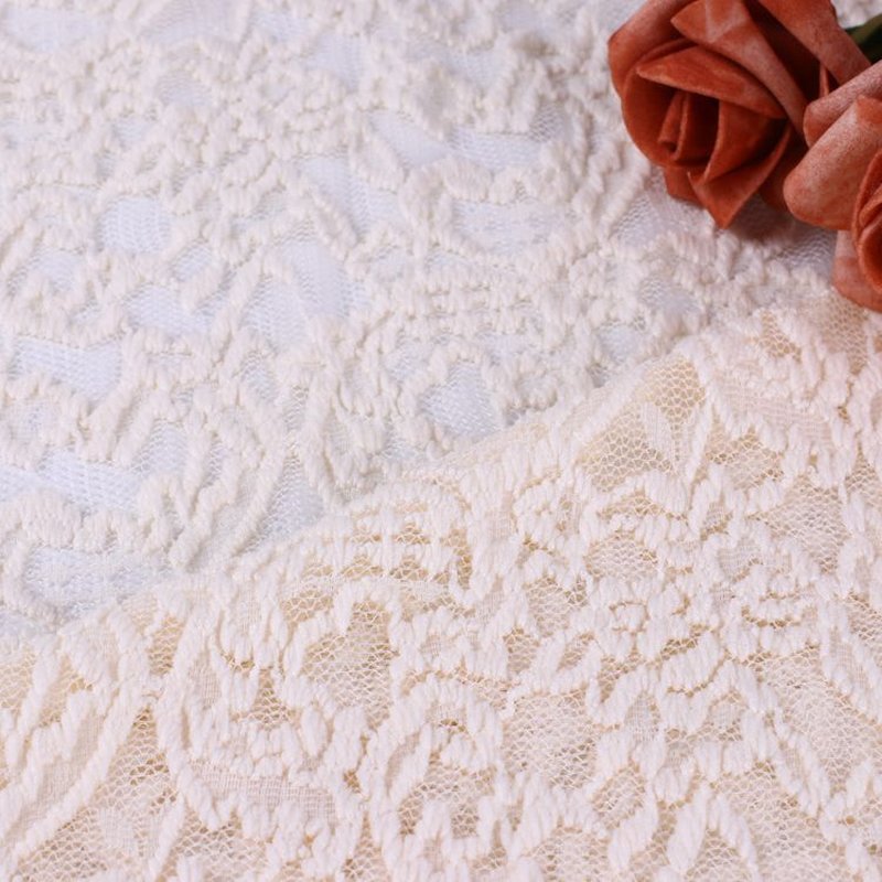 Lace Fabric Dress Cutwork Nylon for Women's Wear Wholesale Supplier 3