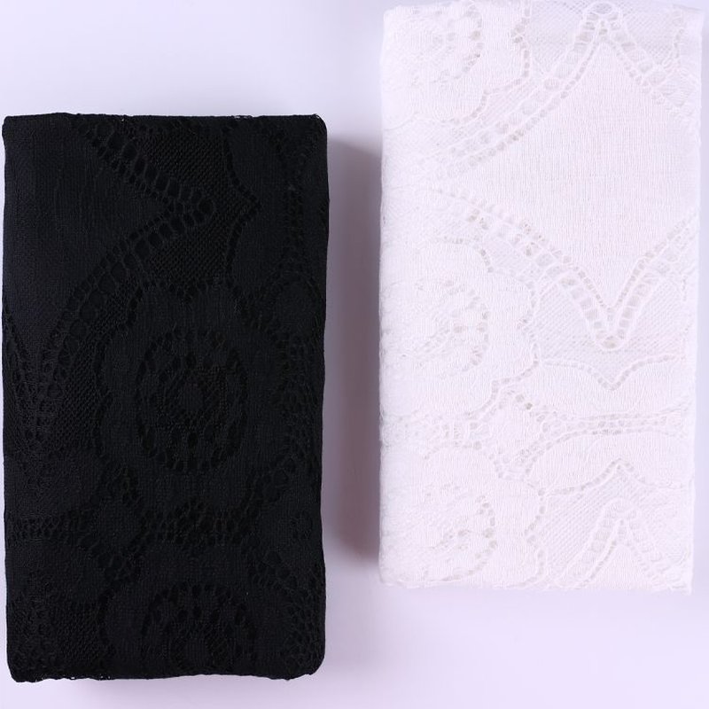 Lace Trim Dress All-Over Nylon Lace Fabric for Women's Wear Wholesale