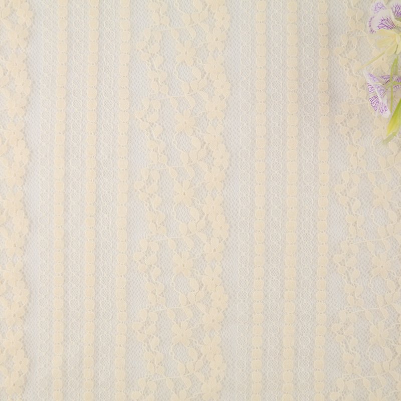 Lace Fabric Dress Cutwork Nylon for Women's Wear Wholesale Supplier