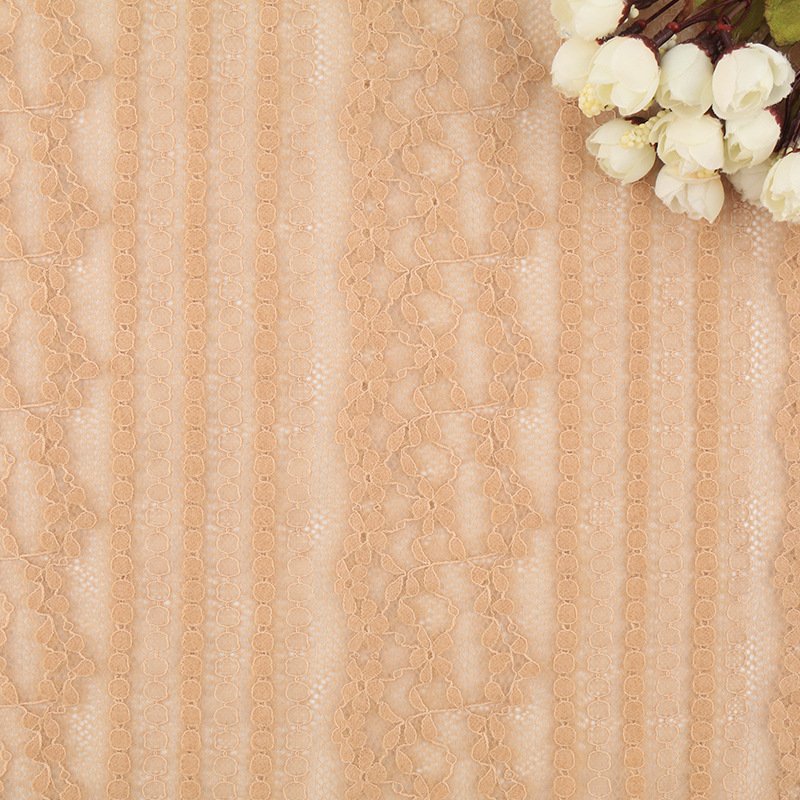 Lace Fabric Dress Cutwork Nylon for Women's Wear Wholesale Supplier