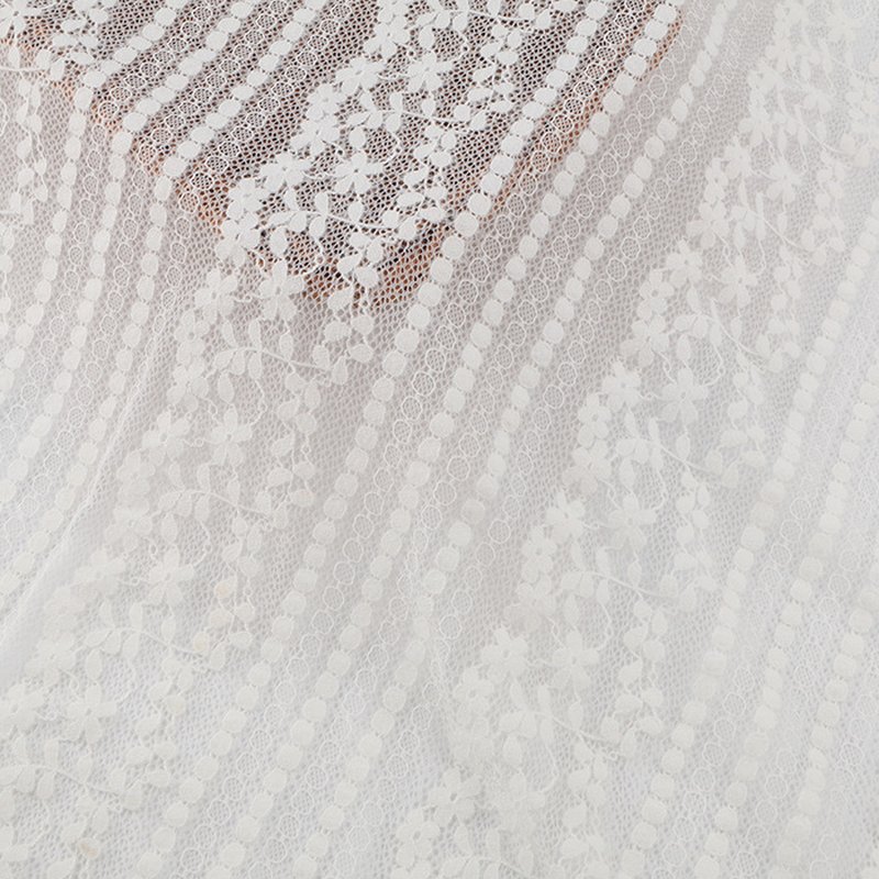 Lace Fabric Dress Cutwork Nylon for Women's Wear Wholesale Supplier 4