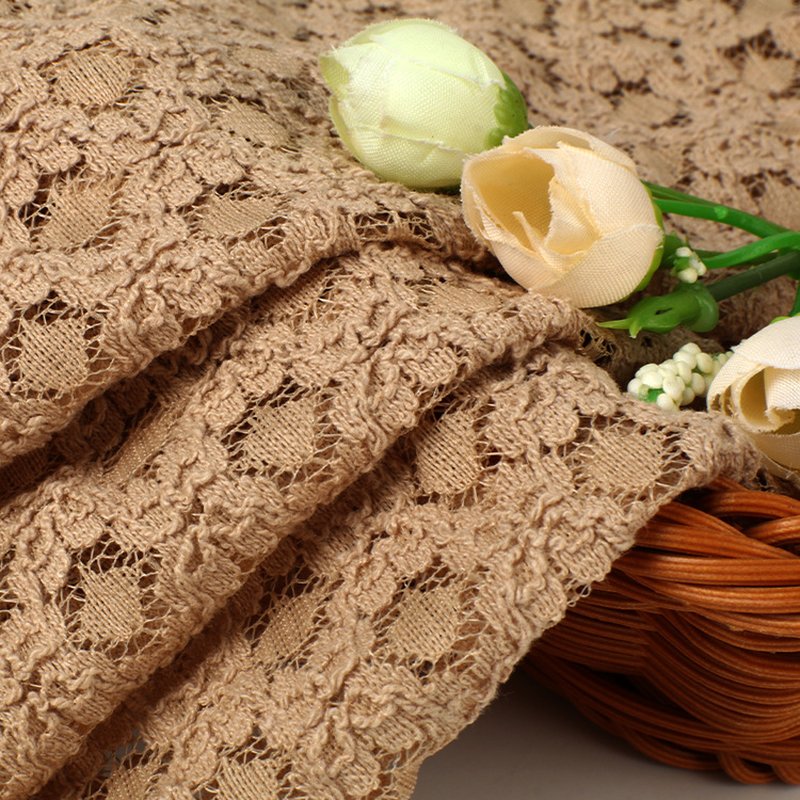 Lace Fabric Dress Bridal Nylon Warp Knit for Women's Wear Wholesale Su 3
