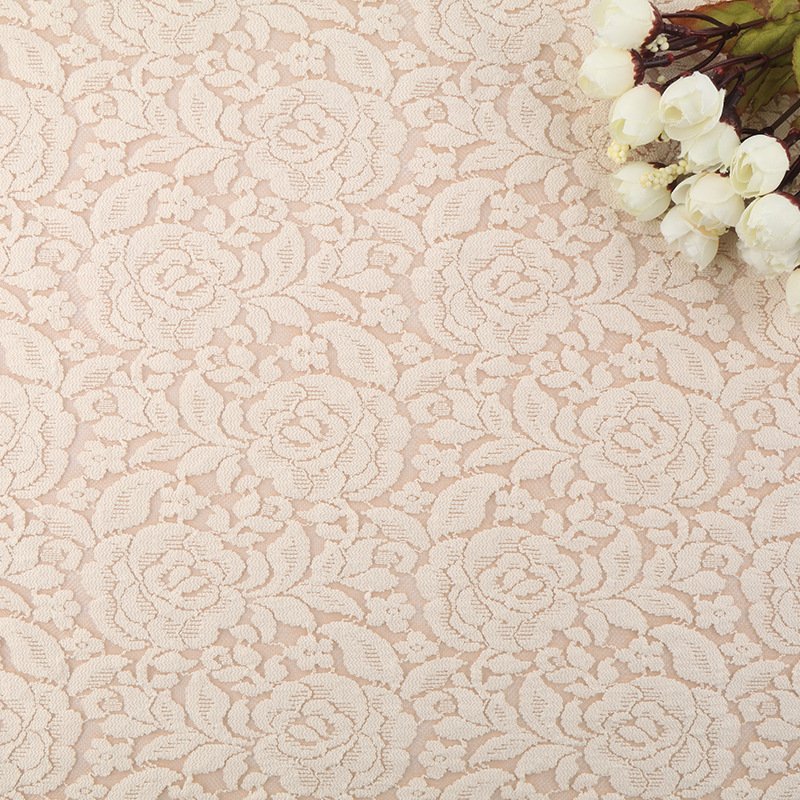 Lace Fabric Dress Cutwork Nylon Warp Knit for Women's Wear Wholesale S