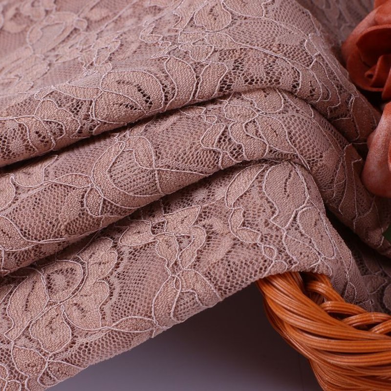 Lace Fabric Cutwork Evening Nylon for Bridal Wholesale Supplier