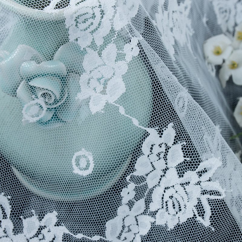 Lace Fabric Cutwork Lace Trim Nylon for Apparel Wholesale Supplier