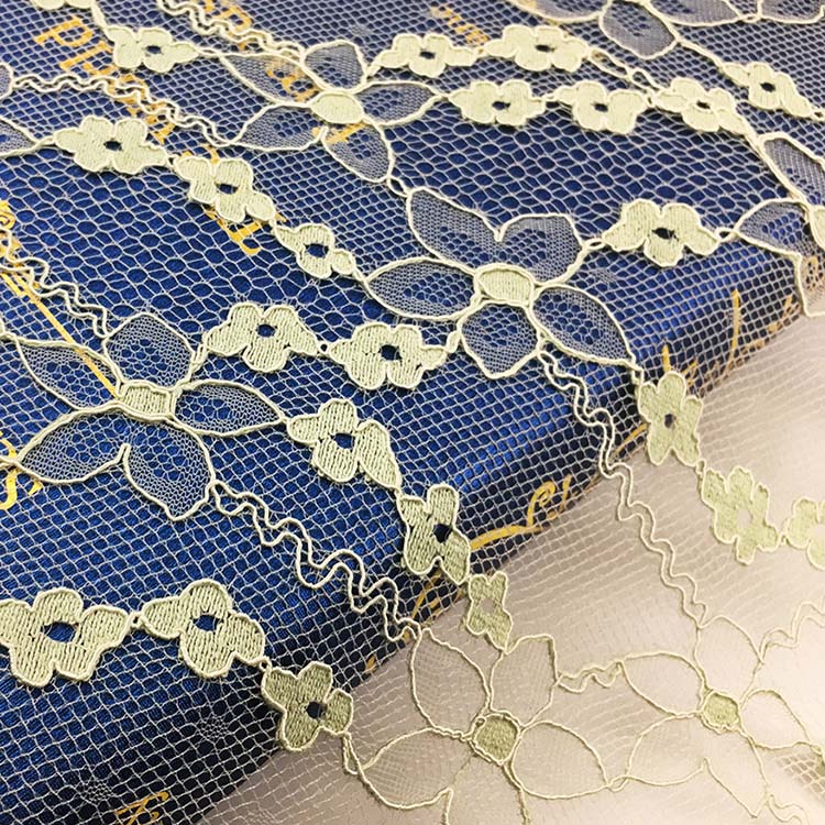 Lace Fabric Dress Floral Nylon for Women's Wear Wholesale Supplier