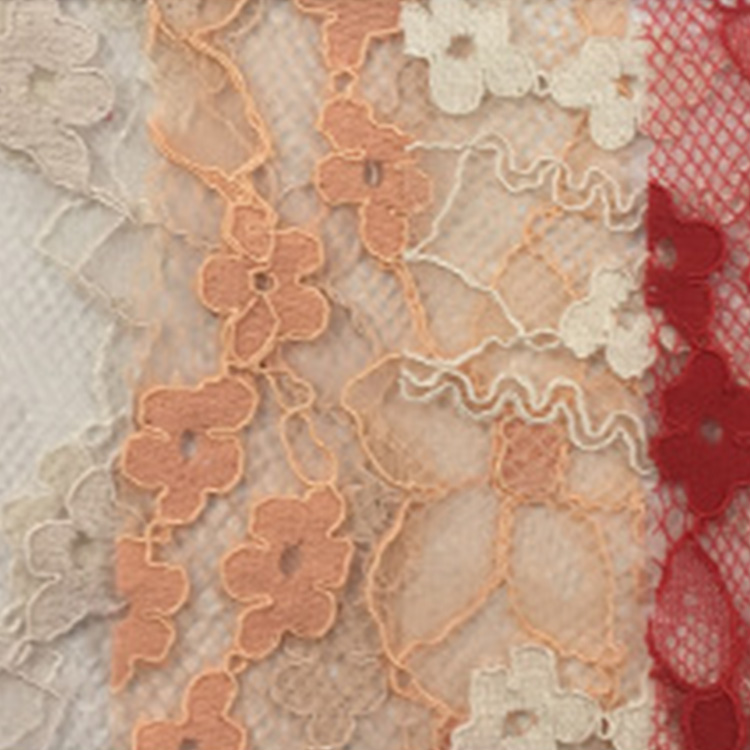Lace Fabric Dress Floral Nylon for Women's Wear Wholesale Supplier 8