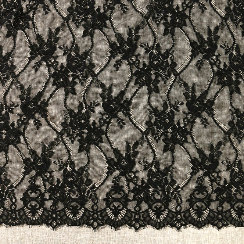Lace Fabric Cutwork Solid Nylon for Bridal Wholesale Supplier 6