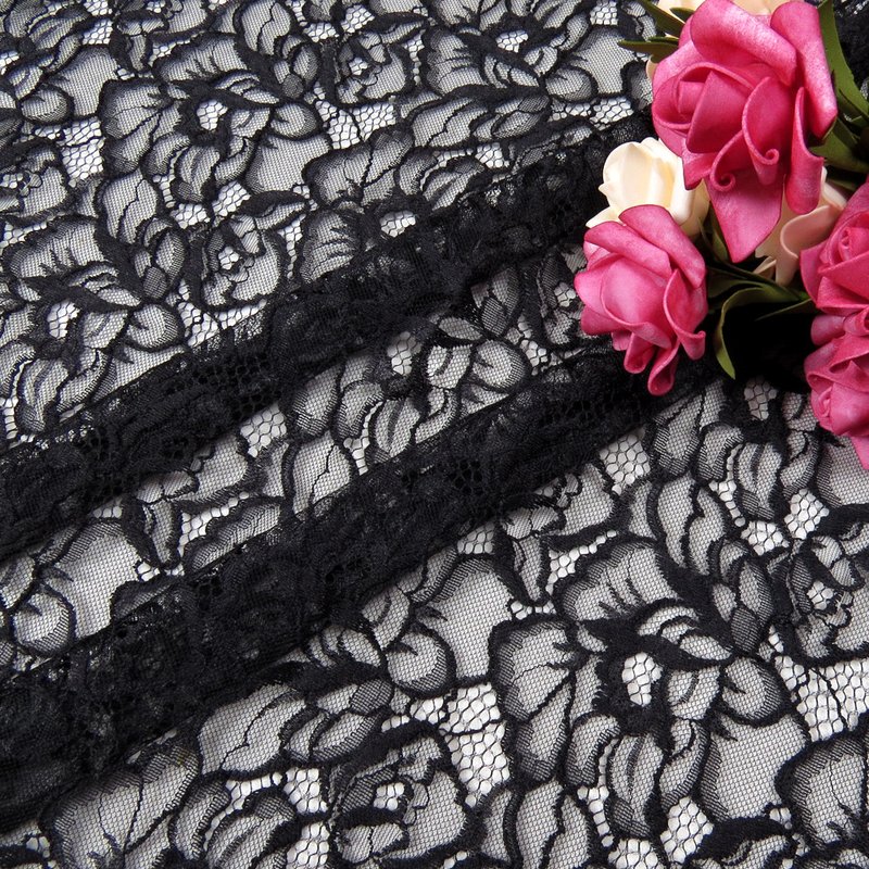 Lace Trim Dress Floral Lace Fabric for Women's Wear Wholesale Supplier 15