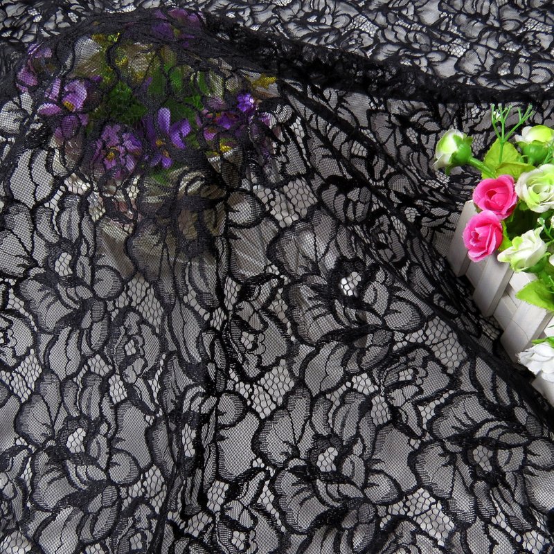 Lace Trim Dress Floral Lace Fabric for Women's Wear Wholesale Supplier 16