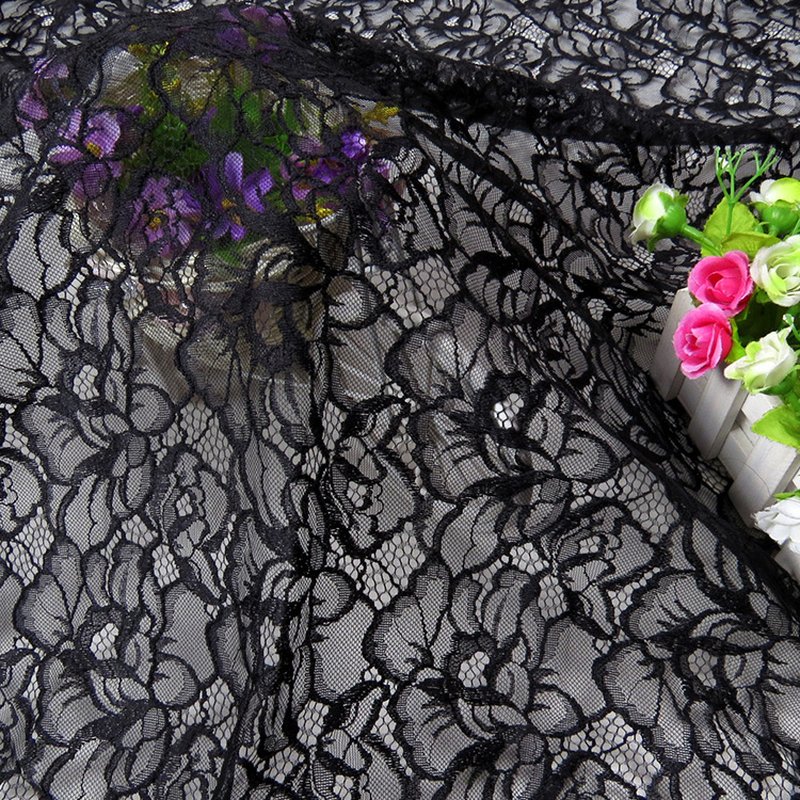 Lace Trim Dress Floral Lace Fabric for Women's Wear Wholesale Supplier
