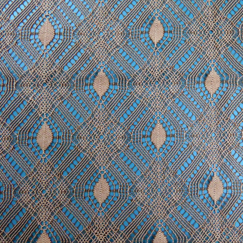 Lace Fabric Cutwork Solid Nylon Wholesale Supplier 9