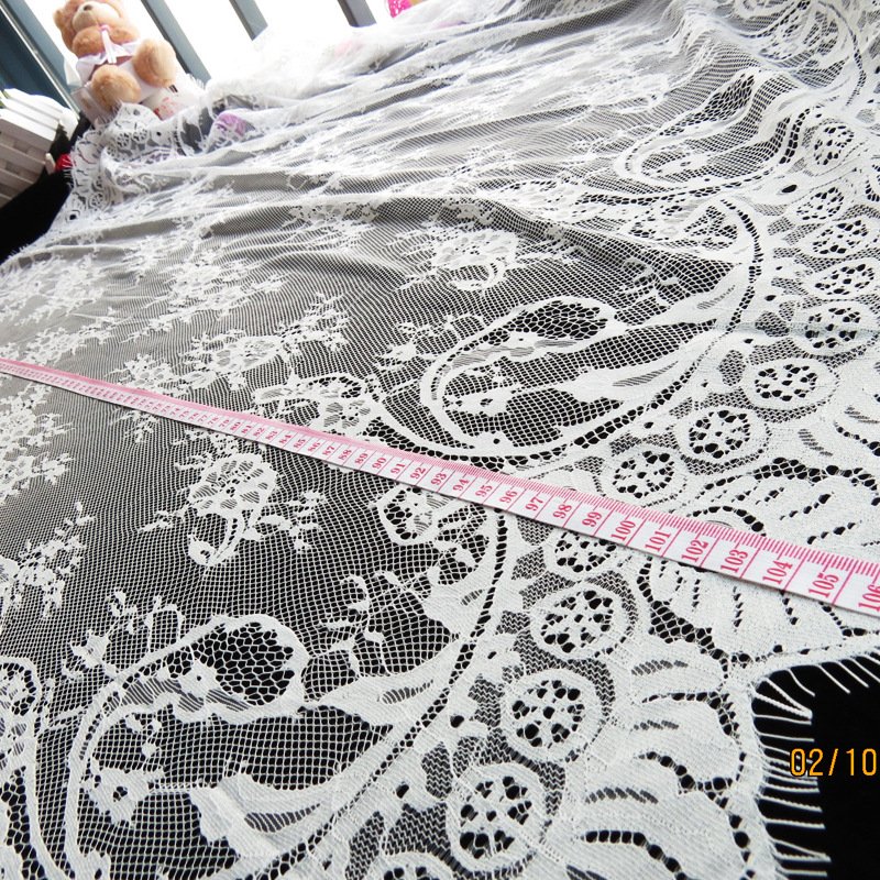 Lace Trim Eyelash Lingerie Lace Fabric for Women's Wear Wholesale Supp 12