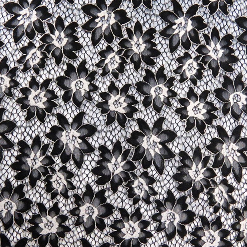 Lace Fabric Dress Cutwork for Women's Wear Wholesale Supplier