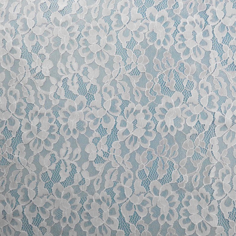 Lace Fabric Dress Polyester Warp Knit for Women's Wear Wholesale Suppl 8