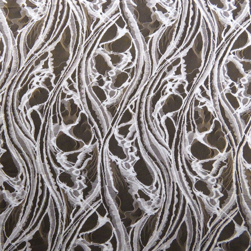 Lace Fabric Dress Bridal Nylon Warp Knit for Women's Wear Wholesale Su 19