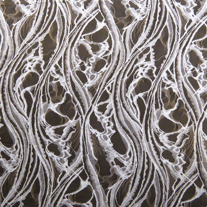 Lace Fabric Dress Bridal Nylon Warp Knit for Women's Wear Wholesale Su 3