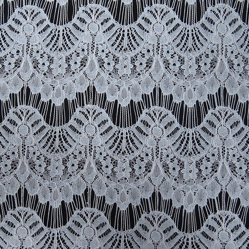 Lace Fabric Dress Eyelash Nylon for Women's Wear Wholesale Supplier 12