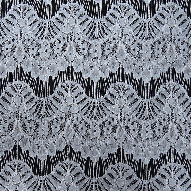 Lace Fabric Dress Eyelash Nylon for Women's Wear Wholesale Supplier