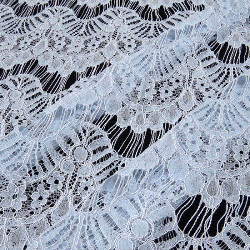 Lace Fabric Dress Eyelash Nylon for Women's Wear Wholesale Supplier 6