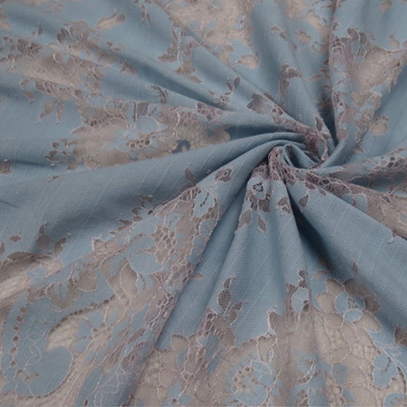 Lace Fabric Dress Eyelash Nylon for Women's Wear Wholesale Supplier 5
