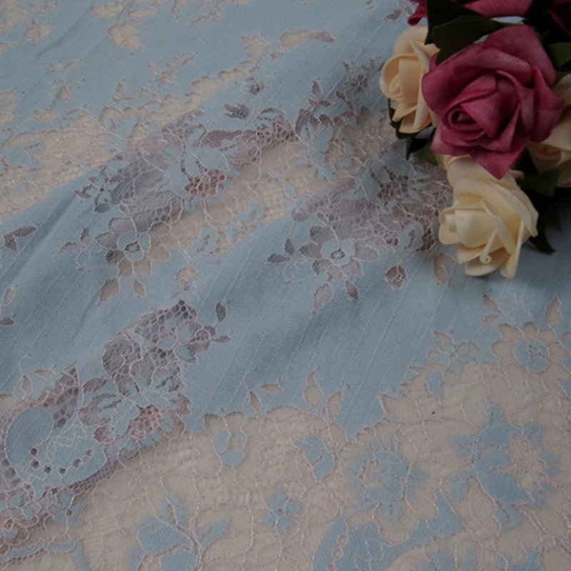 Lace Fabric Dress Eyelash Nylon for Women's Wear Wholesale Supplier 6