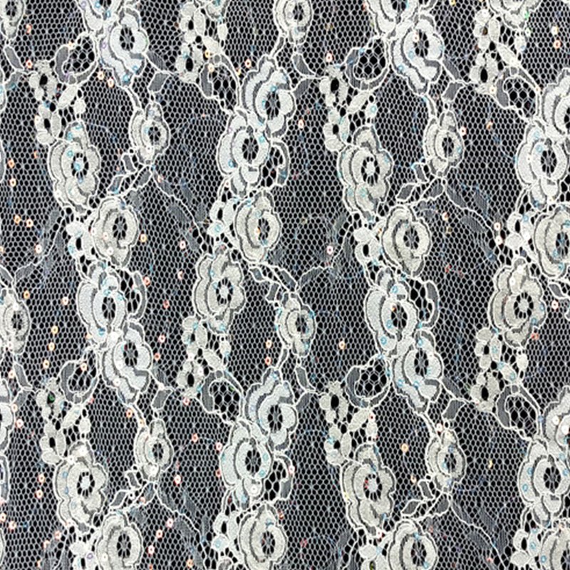 Sequin Women's Lace Trim Lace Fabric for Women's Wear Wholesale Suppli 4