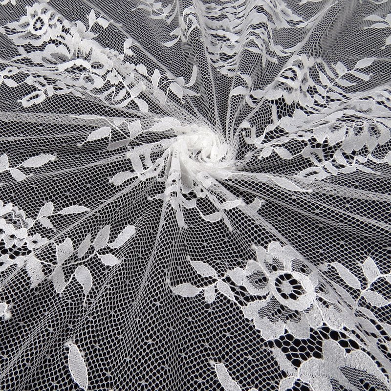 Lace Trim Lace Fabric Bridal Warp Knit for Women's Wear Wholesale Supp 9
