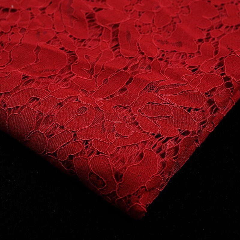 Eyelash Cutwork Lace Fabric for Women's Wear Wholesale Supplier 19