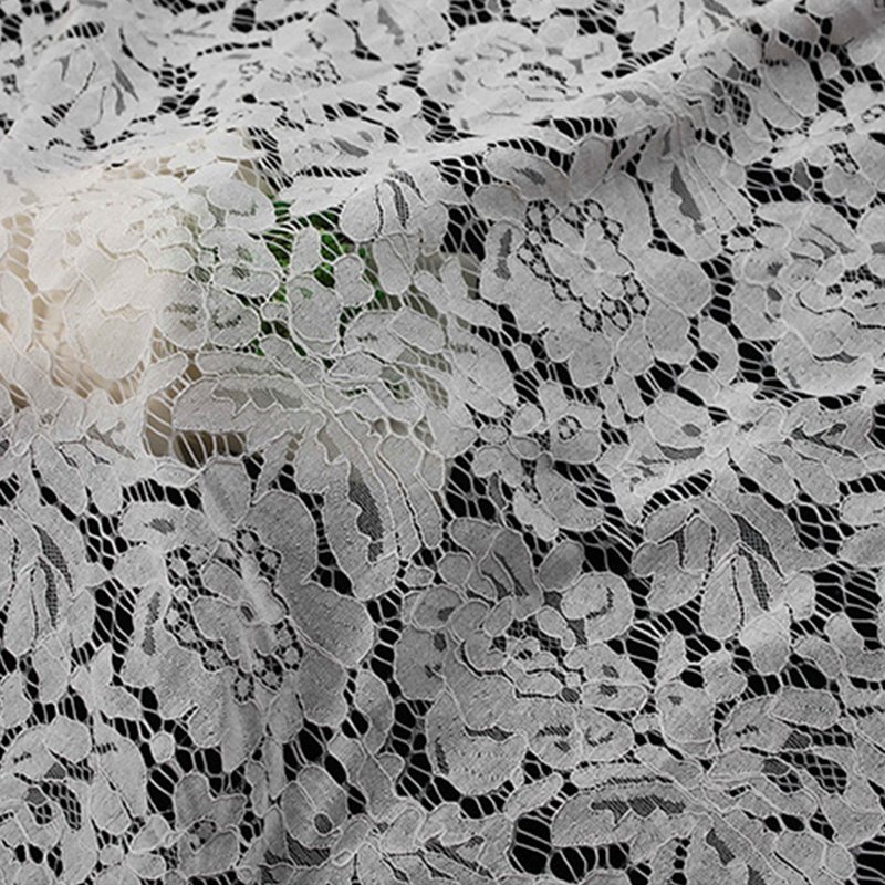 Eyelash Cutwork Lace Fabric for Women's Wear Wholesale Supplier 23