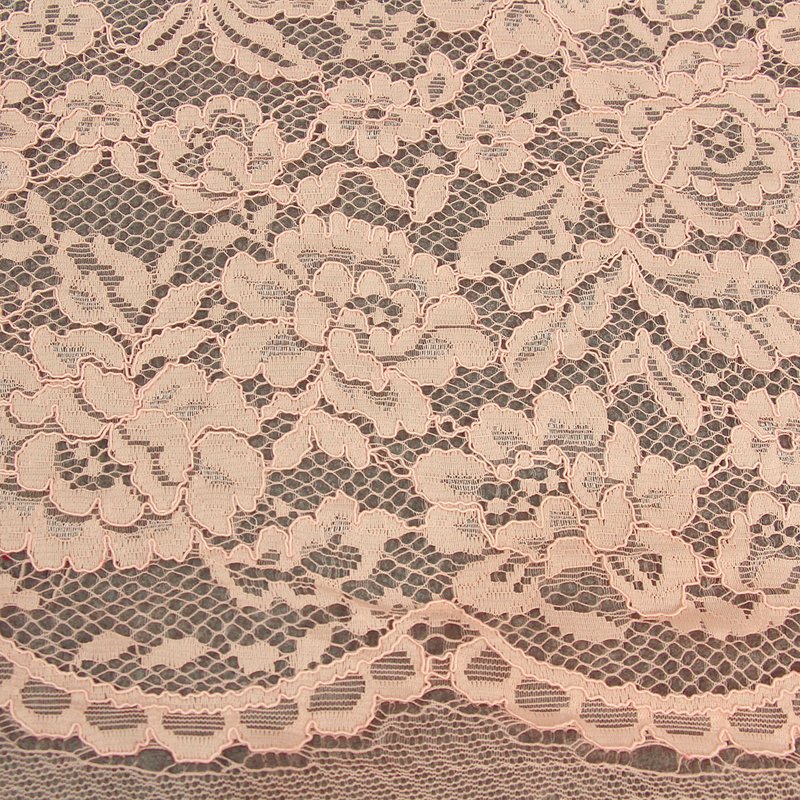 Lace Fabric Scallop Edge Dress for Women's Wear Wholesale Supplier 16