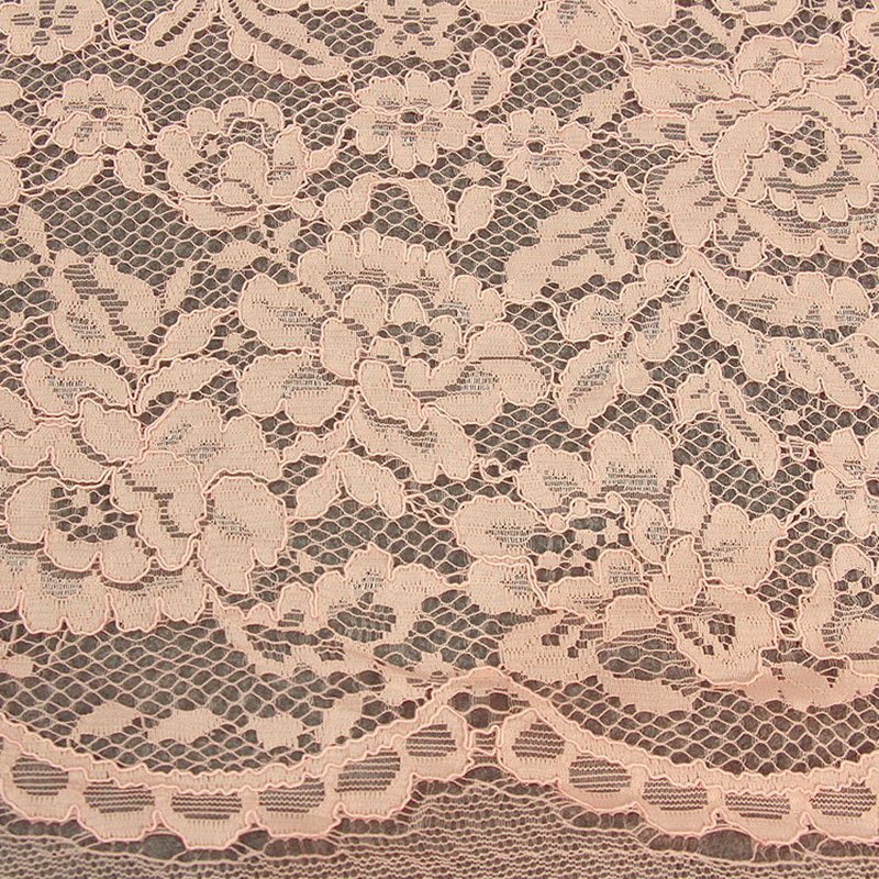 Lace Fabric Scallop Edge Dress for Women's Wear Wholesale Supplier