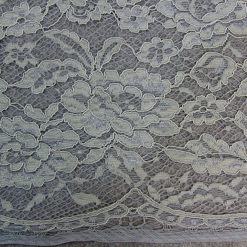 Lace Fabric Scallop Edge Dress for Women's Wear Wholesale Supplier 3