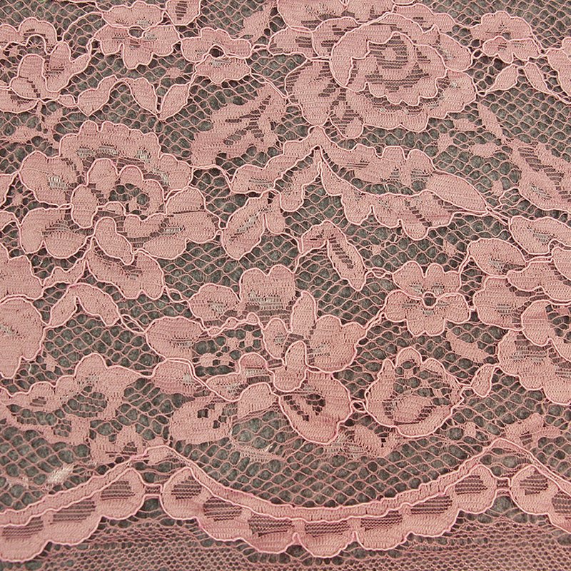 Lace Fabric Scallop Edge Dress for Women's Wear Wholesale Supplier 6