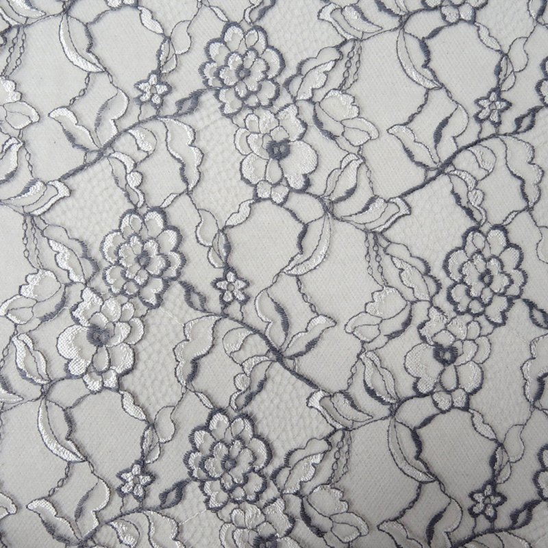 Lace Fabric Polyester Warp Knit for Women's Wear Wholesale Supplier 11