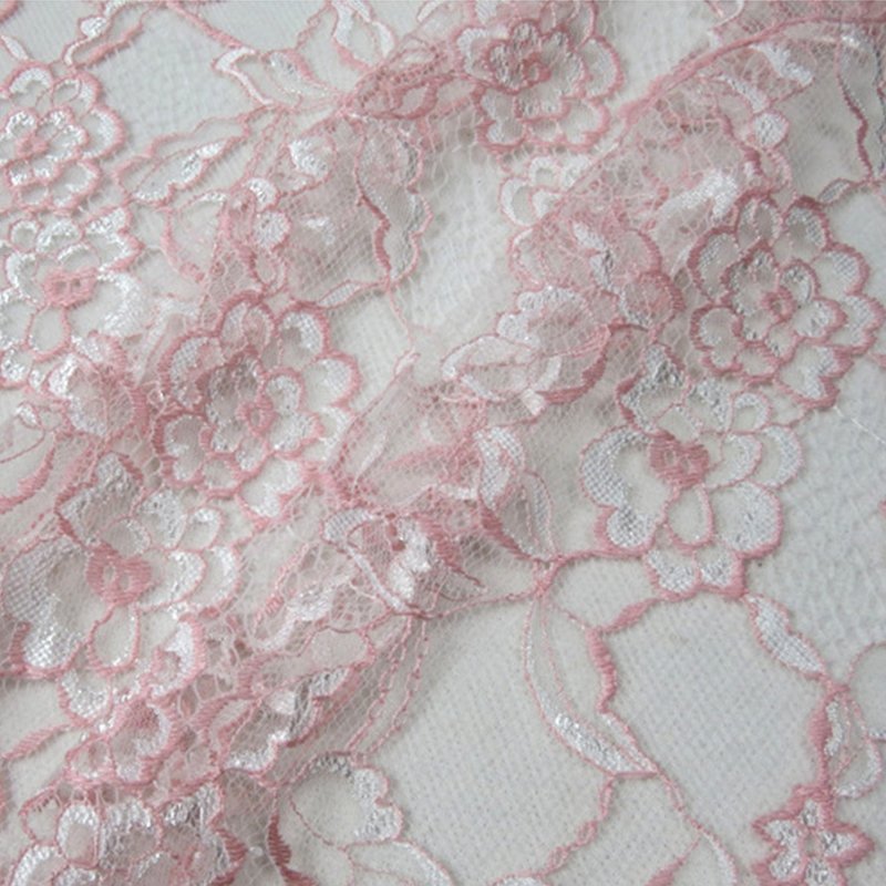 Lace Fabric Polyester Warp Knit for Women's Wear Wholesale Supplier 16